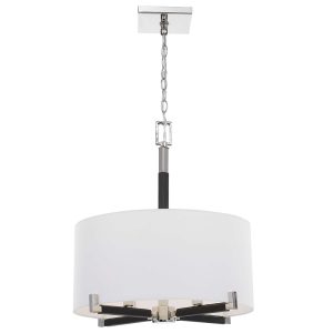 Newburgh 4 Light Hanging Shade Pendant Chrome - 21542