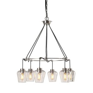 Akron 6 Light Pendant Brushed Nickel - 22140