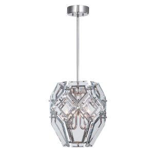 Noorvik 4 Light Pendant Polished Nickel - 22172