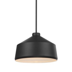 Holgate 1 Light Pendant Matt Black - 22179