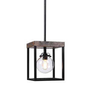 Pearsall 1 Light Pendant Black - 22183