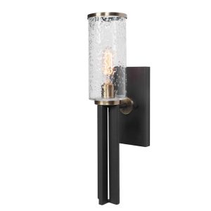 Jarsdel 1 Light Wall Sconce Matt Black - 22522