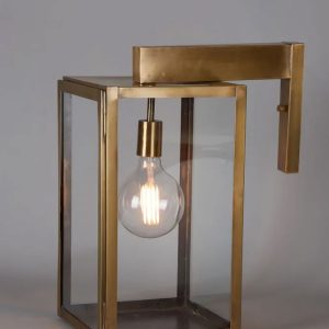 Brooke 1 Light Wall Lantern Brass - ELEI2567B