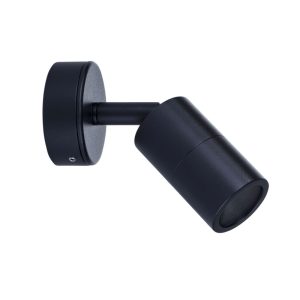 Mini Tivah 3W 12V DC Single Adjustable Wall Pillar Light Black / Dual Colour - HV1227MR11NW