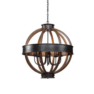 Bowdon 8 Light Pendant Aged Bronze - 21322