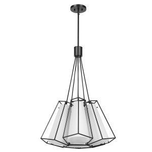 Kiruna 6 Light Pendant Textured Black - 21509