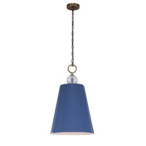 Delray 1 Light Pendant Blue - 21516