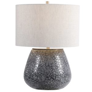 Pebbles Table Lamp Charcoal - 28445-1