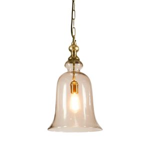 Tivoli 1 Light Large Lantern Pendant Antique Brass - ELPIM52099AB