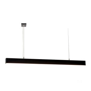 Proline 82W 1800mm Dimmable LED Pendant Black / Warm White - HV6001W-BLK-1.8