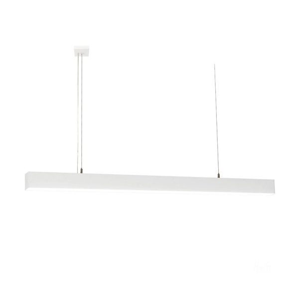 Proline 110W 2400mm Dimmable LED Pendant White / Warm White - HV6001W-WHT-2.4