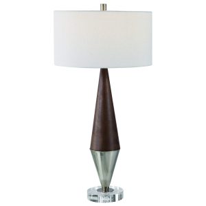 Haldan Table Lamp Brushed Nickel - 28211