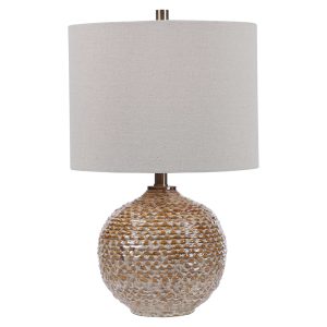 Lagos Table Lamp Rust Brown - 28343-1