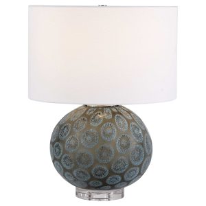 Agate Slice Table Lamp Charcoal - 28434-1