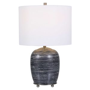 Transpose Table Lamp Satin Black - 28444-1