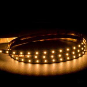 Long Run 14.4W 24V DC 1 Meter Dimmable LED Strip Light / Warm White - HV9782-IP20-80-3K