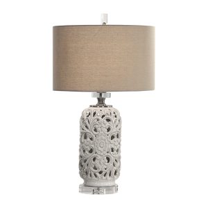 Dahlina Table Lamp Brushed Gun Metal - 27838