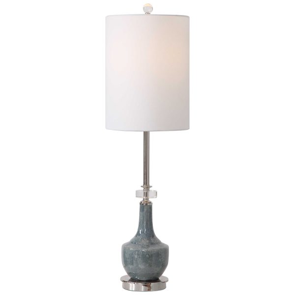 Piers Buffet Lamp Mottled Blue - 29698-1