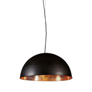 Alfresco Pendant Black Copper - ELAWDOMEBLKCOP