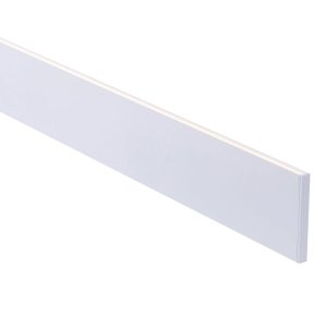 Slim Square 1 Meter 10x90mm LED Profile White - HV9693-1089-WHT