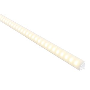 Corner 1 Meter 16x16mm LED Profile White - HV9691-1616-WHT