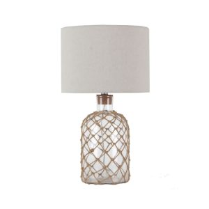 San Juan 1 Light Table Lamp Natural / White - 12312