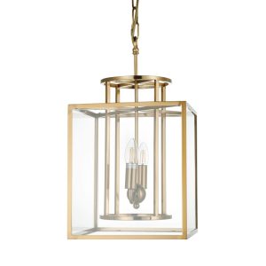 Concord 2 Light Pendant Small Brass - 20711