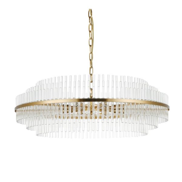 Lawrence 8 Light Pendant Polished Brass - 20716