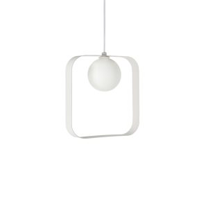 ABC 1 Light Square Pendant White - ABC SQUARE WH