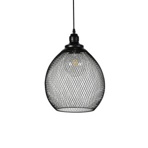 Audrey 1 Light Pendant Black - AUDREY BLK