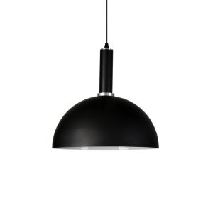 Cleo 1 Light Pendant Large Black - CLEO 35 BK