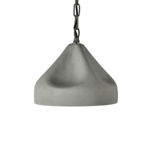 CEO 1 Light Wavy Pendant Cement - MLCE08