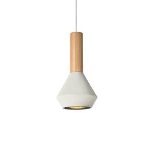 Moran 1 Light Pendant Medium White - MORAN M WH