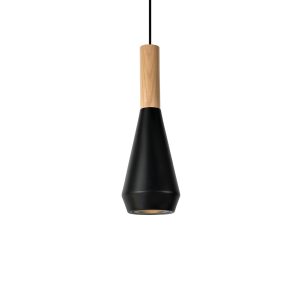 Moran 1 Light Pendant Medium Black - MORAN M BK