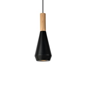 Moran 1 Light Pendant Small Black - MORAN S BK