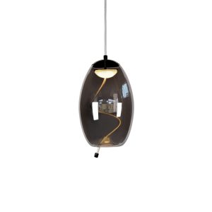 Nora 5W Bell LED Pendant Smoke / Warm White - NORA BELL SM