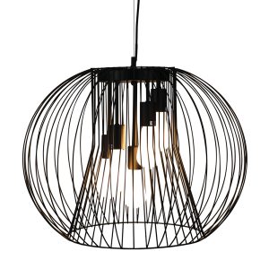 Malo.60 5 Light Pendant Matt Black - OL68752/5BK