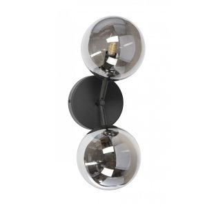 Pasadena 2 Light Wall Light Black - PASADENA-A2 BLK