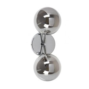 Pasadena 2 Light Wall Light Chrome - PASADENA-A2 CH