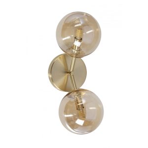 Pasadena 2 Light Wall Light Gold - PASADENA-A2 GLD