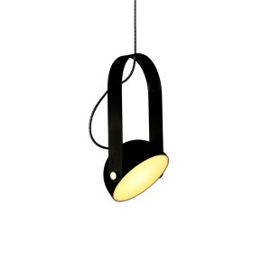 Pickman 6W LED Pendant Black / Warm White - PICKMAN BK