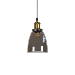 Posie 1 Light Pendant Smoke - POSIE SM