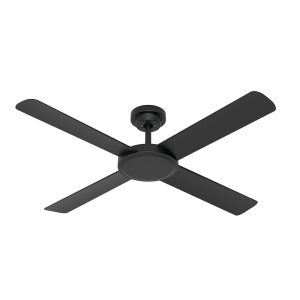 Pinnacle 52" DC Ceiling Fan Matt Black With Black Blades - DCP201