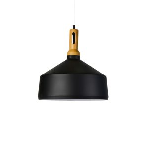 Zara 1 Light Pendant Black - ZARA BK