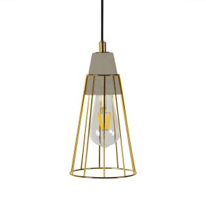 Bazz 1 Light Cone Pendant Gold - BAZZ 4 GD