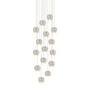 Galaxy 20 Light LED Pendant Nickel / Warm White - GALAXY 20