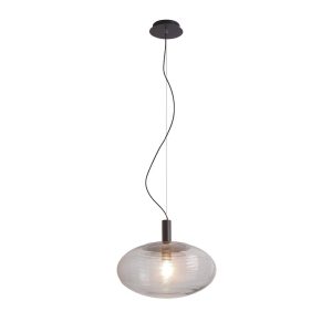 Global 1 Light Pendant Large Grey - GLOBAL L GREY