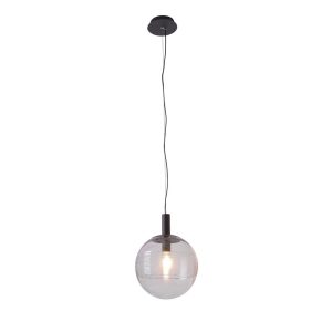 Global 1 Light Pendant Medium Grey - GLOBAL M GREY