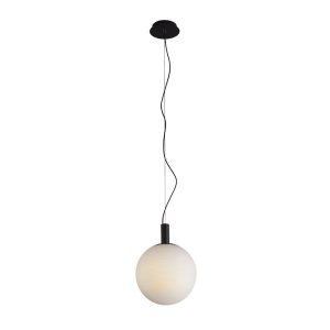 Global 1 Light Pendant Medium White - GLOBAL M WH