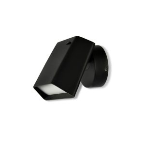 Helen 6W LED Wall Light with Switch Black / Warm White - HELEN BK